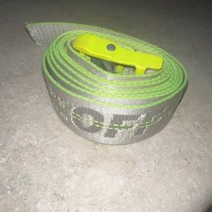 Off-White industrial belt white